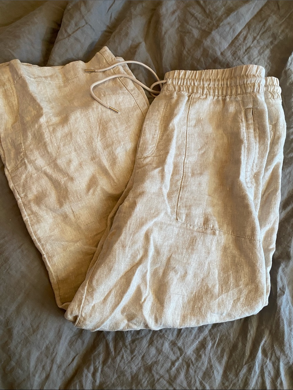 Athleta Linen Retreat Pant Size Large